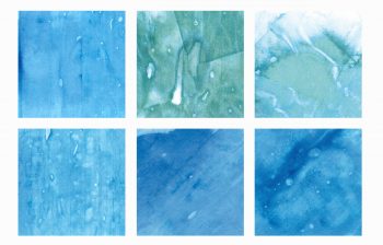 Texture Carrés bleus - peintures aquarelle à télécharger • Creative Lune