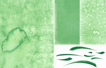 Texture Pack aquarelle vert - textures peintes à télécharger • Creative Lune