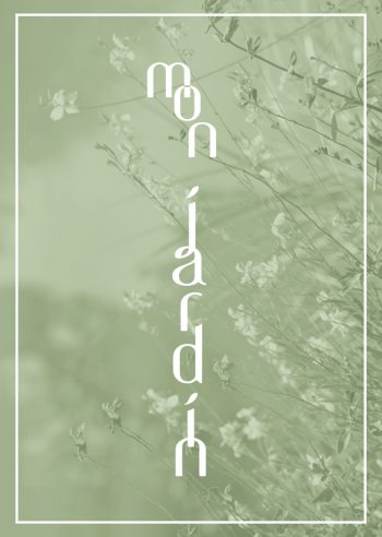 Mon jardin - affiche à télécharger et à imprimer d'inspiration florale • Creative Lune