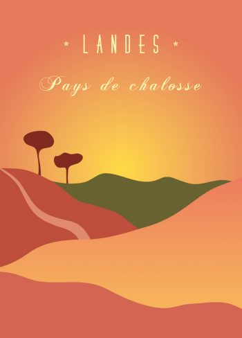 Pays de Chalosse - carte à télécharger et à imprimer • Creative Lune