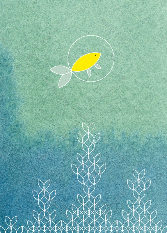 Poisson - carte à télécharger et à imprimer • Creative Lune