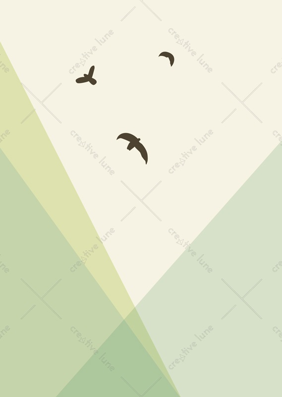 Envolée sauvage - affiche Nature & Oiseaux à télécharger • Creative Lune