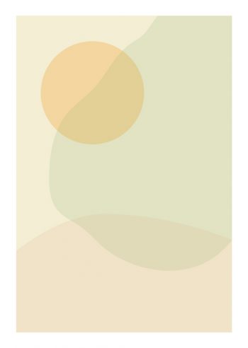 Terre de couleurs - affiche abstraite à imprimer • Creative Lune