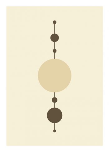 Harmonie - carte illustrée Géométrique à imprimer • Creative Lune