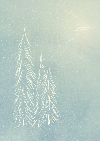 Creative Lune • affiche Nature hiver à télécharger