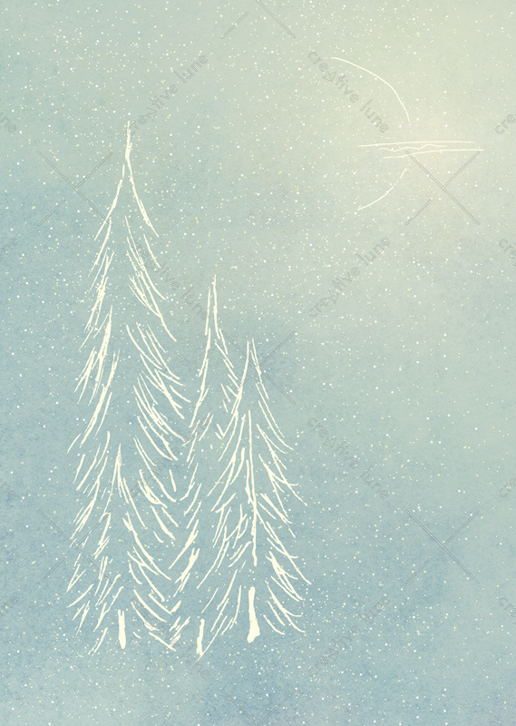 Creative Lune • affiche Nature hiver à télécharger