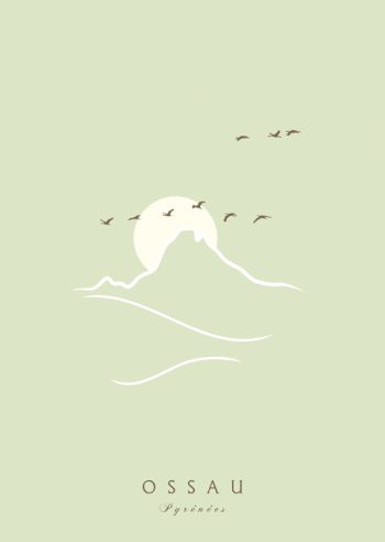 Creative Lune • affiche Pyrénées à imprimer