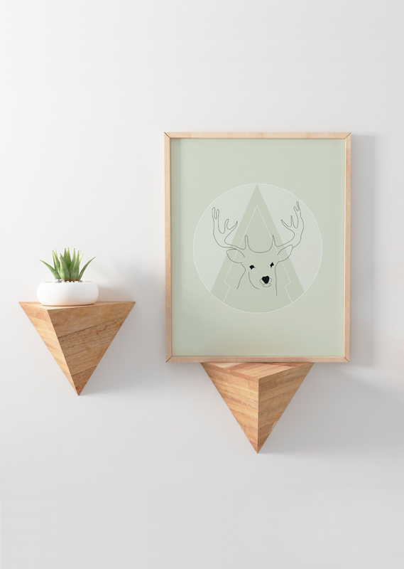 Cerf, affiche (max. A0) – Image 3