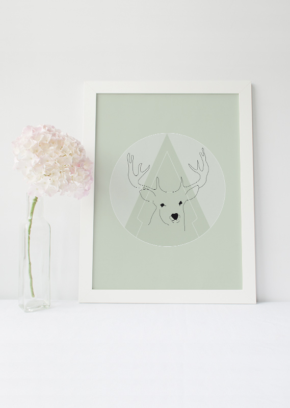 Cerf, affiche (max. A0) – Image 2