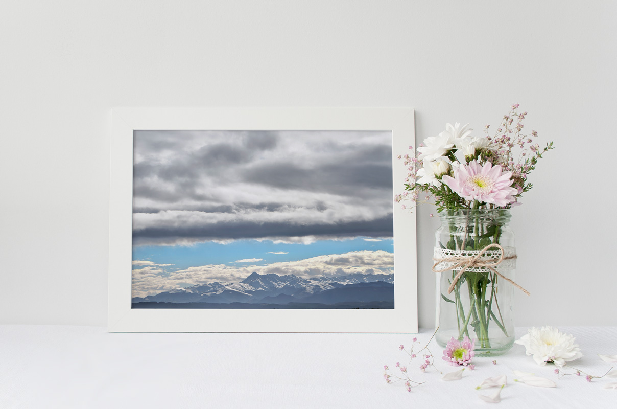 Nuages et Pyrénées bleues – Image 2