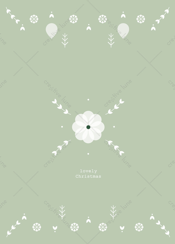 Noël scandinave - carte de fêtes à imprimer • Creative Lune