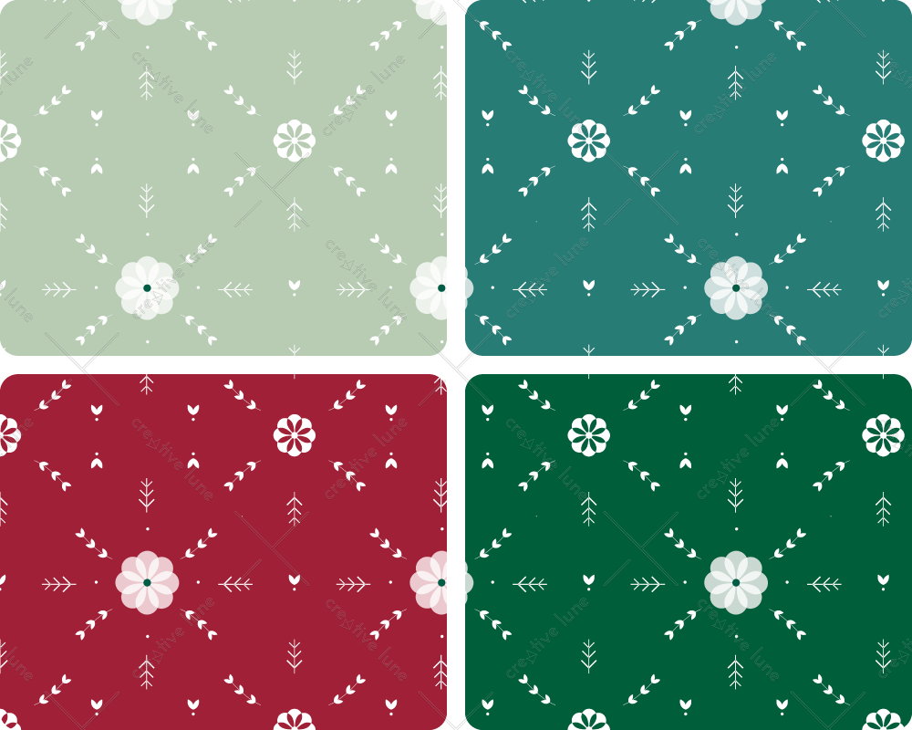 Noël scandinave : motif à télécharger • Creative Lune
