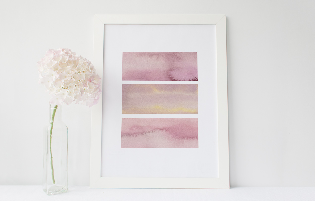 Texture Aquarelle rose-violet irisé – Image 3