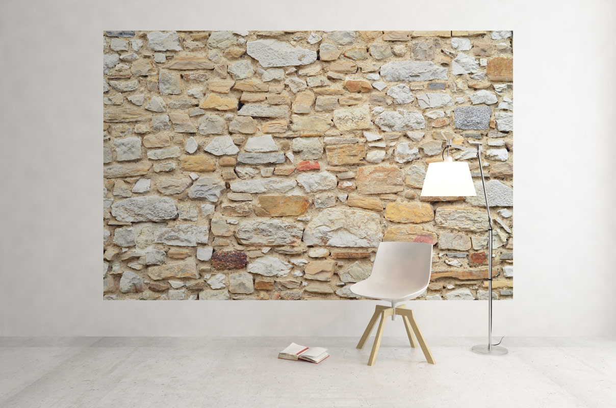 Mur en pierres multicolores – Image 3
